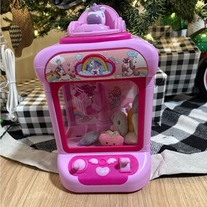 Pink Unicorn Claw Machine Toy